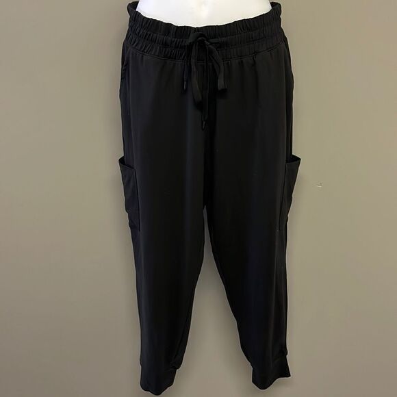 Cuddl Duds Black Joggers with Pockets- Small - Picture 1 of 14